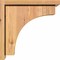 Ekena Millwork Huntington Smooth Corbel w/Backplate, Western Red Cedar, 7 1/2"W x 14"D x 14"H COR08X14X14HUN01SWR - alternate 4